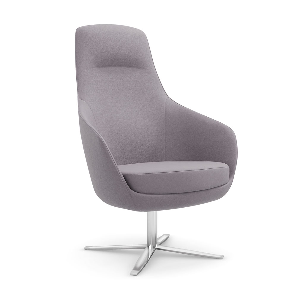 650-R13<br>Carmen Lounge<br>Pedestal Swivel Chrome